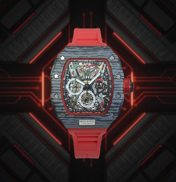 FLORED 35-02 Rafael Nadal Richard Mille RM 35 Series Red Analog Watch  - For Men