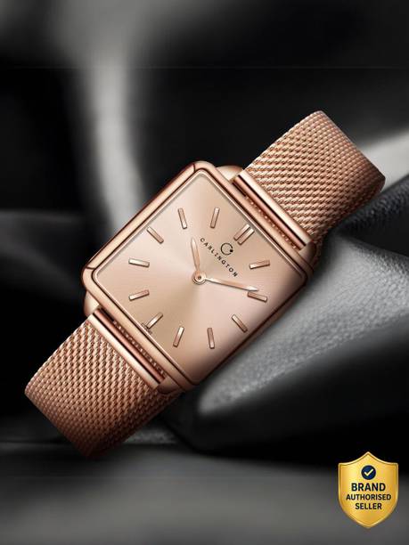 Carlington Iconic Series Premium Ladies Wrist Watches Analog Watch - For Women CT 2040 RoseGold