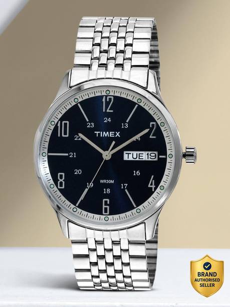Round 39mm Blue Dial Analog Watch  - For Men TW0TG6501