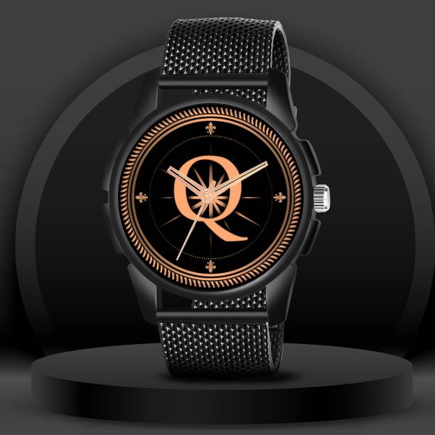 Red Robin ALPHA-Q-J16-BLK-SFR-1 Alpha Heritage Collection P Black Strap Watch for Man & Boys Analog Watch  - For Men
