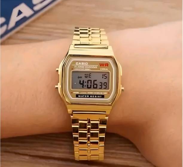 Digital Watch  - For Men & Women Flip-GoldCasse_1AS018