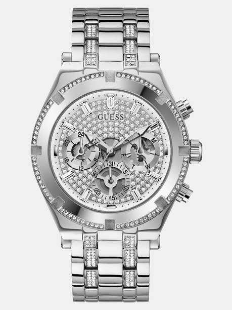 Multi-function Silver Dial Analog Watch - For Men GW0261G1