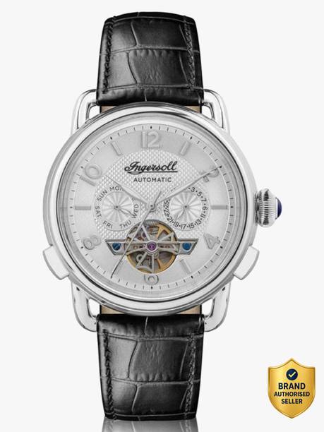 Classic Automatic White Dial Open Heart With Lifetime Warranty Analog Watch  - For Men I00903B
