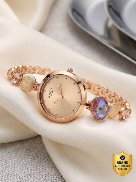 Titan Raga RoseGold Dial RoseGold MetalStrap Analog Watch - For Women NT2606WM08,TH1791790W,2606WM08,NU2606WM08