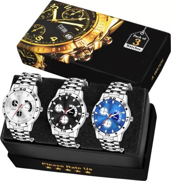 FADISO MJ4817 High Quality Combo of 3 Wrist Watches Special Combo For Boys Analog Watch  - For Men