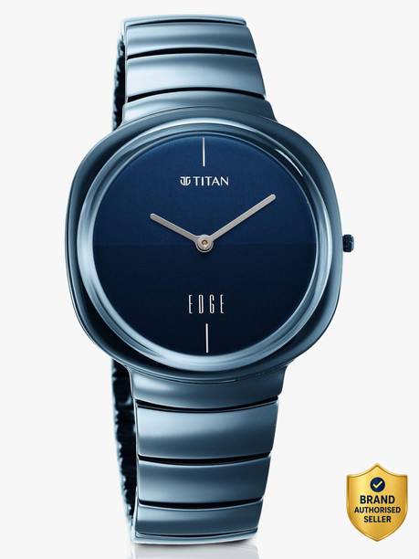 Titan Edge Gradient Blue Dial Atlantic Blue Ceramic Strap Analog Watch - For Men & Women NT1841QC04,87062YM02W,1841QC04,NU1841QC04