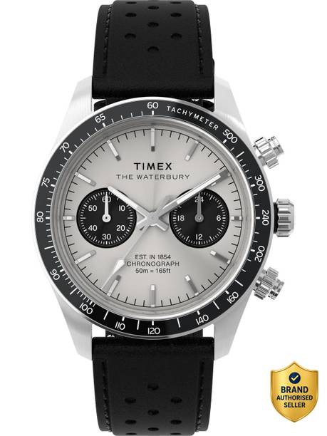 Waterburry Round 39mm Silver Dial Analog Watch  - For Men TW2Y19300IK