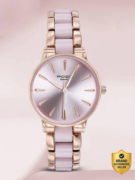 Poze - Metal Analog Watch - For Women SP80076KD03WF