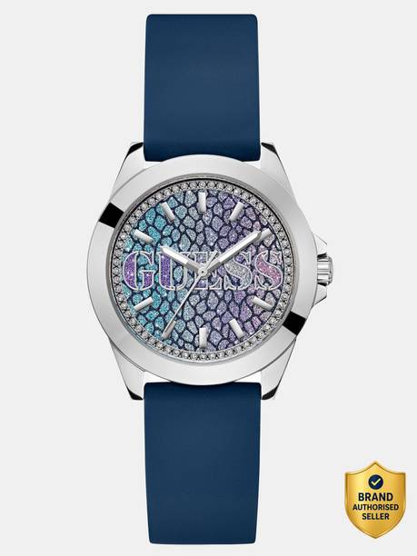 Multicolor Digital Print Glitz Dial Analog Watch  - For Women GW0749L1
