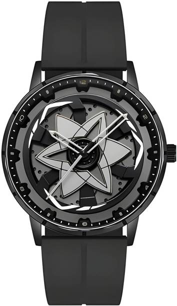 Latest 2025 customize New Original 3D Official Spinning Wholesale Quartz Wrist Analog Watch  - For Men & Women Watch 360 Rotate Motorcycle Wheel Luxury Antique Anime