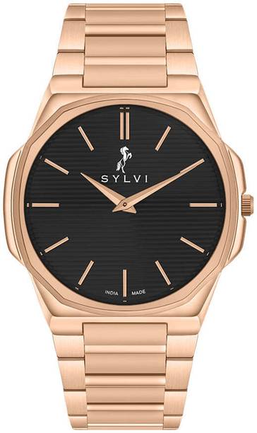 SY-9666-BLADE-STEEL Analog Watch - For Men Blade Black-Rosegold-Rosegold Stainless Steel Watch for Men
