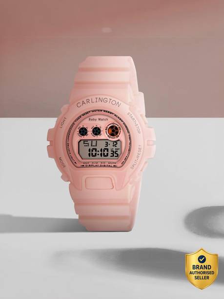 Carlington Kids series Multi Function Working Digital Watch  - For Boys & Girls 717 Pink