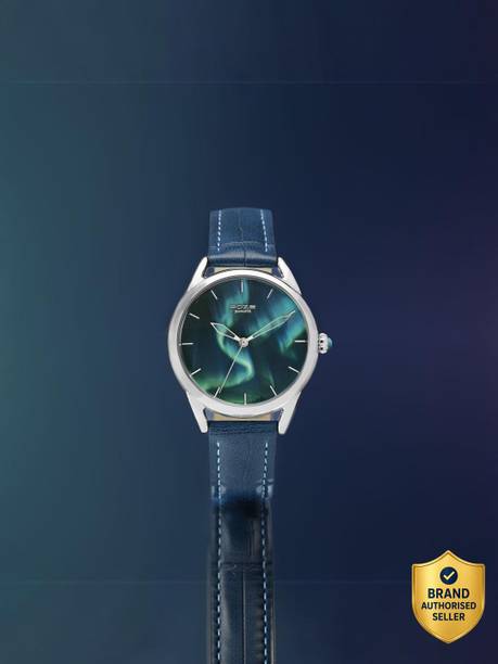 Sonata Northern Lights inspired Poze With luminous effect Blue Dial Analog Watch - For Men & Women SP70100SL01W
