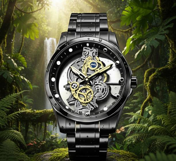 The Chronos Skeleton: Precision Unveiled. Analog Watch  - For Men opl87