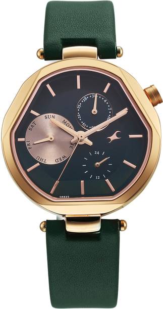 Fastrack Tik Tok 5.0 Quartz Green Shaped Dial Women's Watch / Analog Watch - For Women 6319WL02