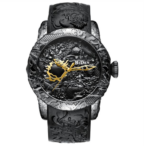 Mens Watch Analog Dragon Dial Luxury wrist Watch Analog Watch  - For Men 8041
