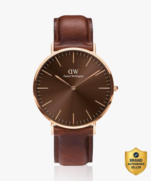 Classic ST Mawes Brown color Round - 40 mm diameter Analog Watch  - For Men DW00100627