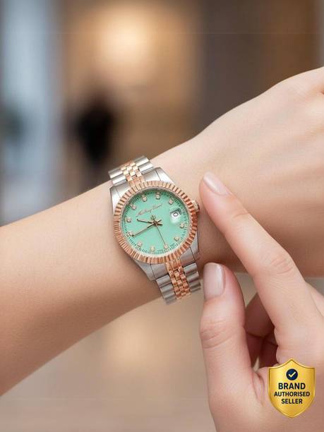 Swiss Made Green Dial Analog Watch  - For Women D810RV
