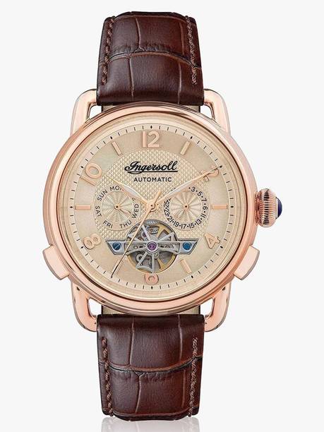 Automatic Rose Gold Dial With Lifetime Warranty Analog Watch - For Men I00901B