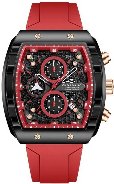 GIORDANO Giordano Square Dial Multifuncational Watch for men with Stylish Design Analog Watch  - For Men