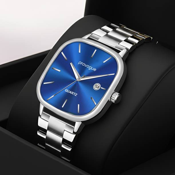 PROVOGUE UNISEX Date Function Working Free Size Adjutable Chain Lock Premium Quality UNISEX Date Function Working Free Size Adjutable Chain Lock Premium Quality Analog Watch  - For Men