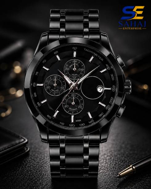 Chronograph Analog Watch  - For Men CR8042-BLK