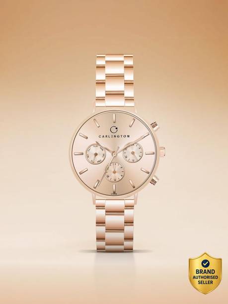 Carlington Iconic Series Premium Ladies Wrist Watches Analog Watch - For Women CT 2039 RoseGold