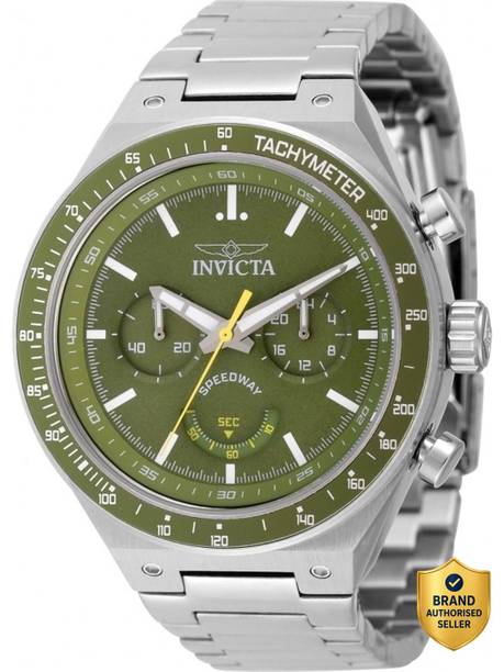 Speedway Quartz Green Dial Analog Watch - For Men 49380