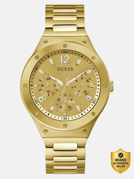 GUESS Guess Analog Champagne Dial Men's Watch GW0454G2 Analog Watch  - For Men