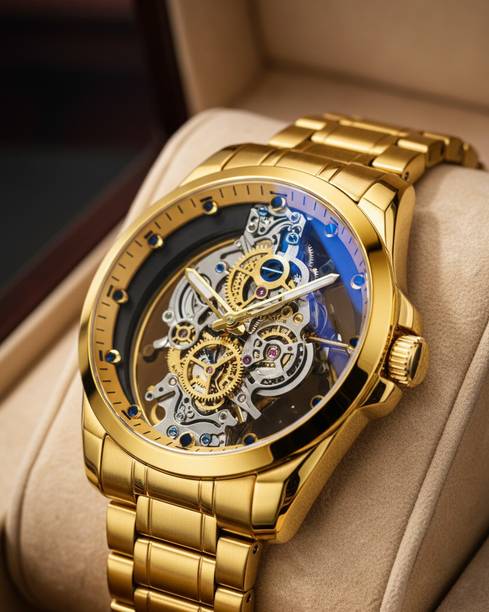 Luxury Skeleton Automatic Mechanical Watch Analog Watch  - For Men SKEL-MECH-49