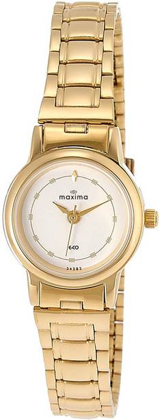 Gold Analog Watch - For Women 26792CMLY