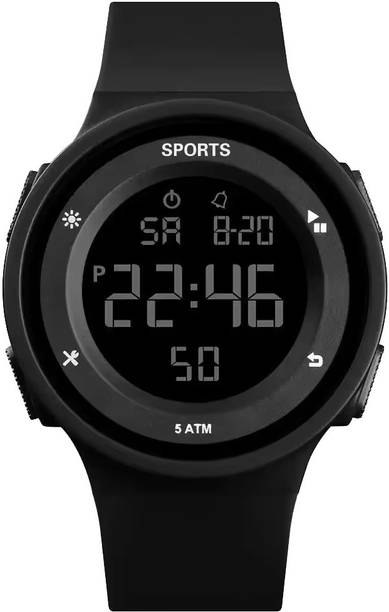 Analog-Digital Watch  - For Boys & Girls Sports Watch for Boys & Girls | Water Resistant | LED Display | Silicone Strap
