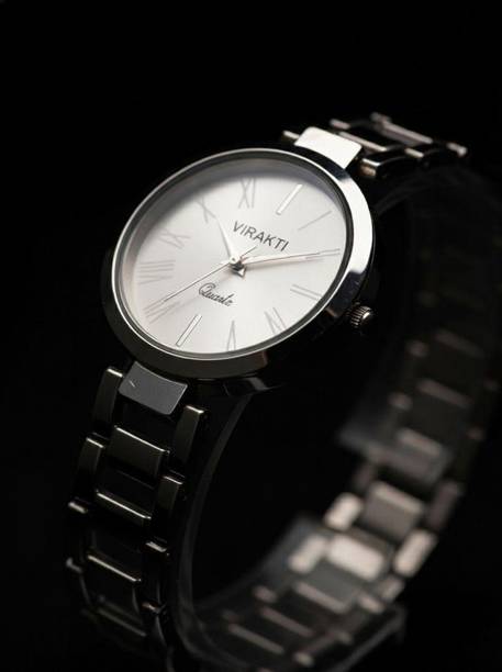 Silver Color Metal Strap Casual watch Analog Watch  - For Women Wrist Watch