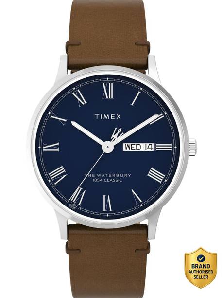 Waterburry Round 40mm Blue Dial Analog Watch  - For Men TW2W14900UJ