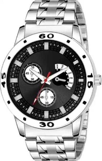 QALIBA Analog new latest watches (trending) 2023 Mesh Belt Quartz Watch Fashion Sport Stainless Steel Analog Watch  - For Boys