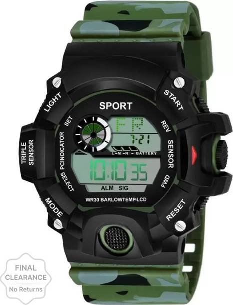 Water Resistance Digital Watch  - For Boys Waterproof Digital Sports Watch for Men's Kids Watch for Boys Watch for Men
