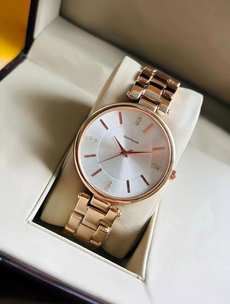 Luxury Rose Gold Analog Watch Analog Watch  - For Girls DB Rose Silver DJ Women