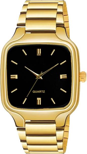 WRISTON SQVER RADO BLEK GOLD Analog Watch Display with Slim Case Design Wrist Watch for Men Analog Watch  - For Men