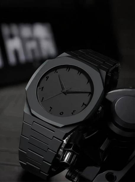 SPLAZOS Arabic Aura Black Analog Watch  - For Boys & Girls