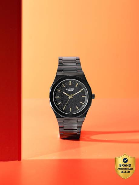Sonata Poze Deep Currants Quartz Black Round Dial Men's Watch Analog Watch - For Men SP70071NM01,SP70071NM01W
