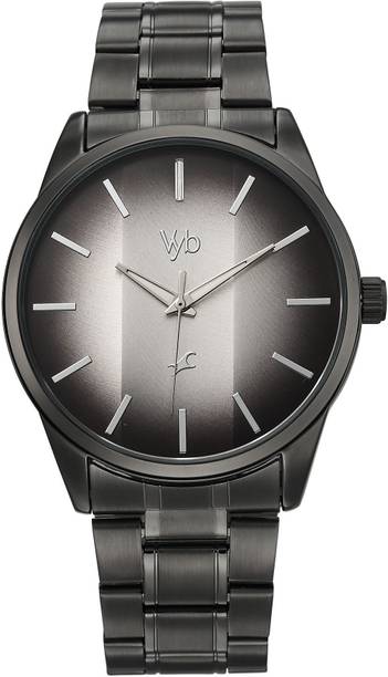 Fastrack Vyb Drift Quartz Grey Dial Grey Stainless Steel Strap Analog Watch - For Men FV30041QM02W