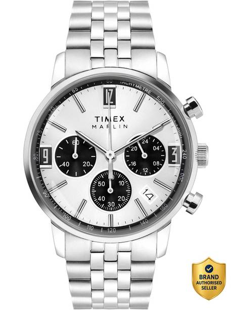 Marlin Round 42mm Silver Dial Analog Watch - For Men TWEG26704