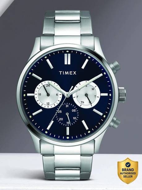 Round 45mm Blue Dial Analog Watch  - For Men TWEG19603