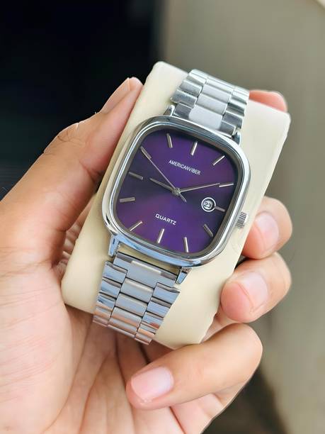 UNISEX Date Function Working Free Size Adjutable Chain Lock Premium Quality Analog Watch  - For Men DRM0031