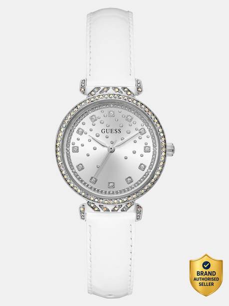 Silver Glitz Dial Analog Watch  - For Women GW0764L4
