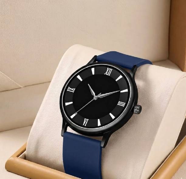 Analog Watch  - For Men & Women Stylist Trending Analog Blue Color Silicone Strap Fast Selling Watch