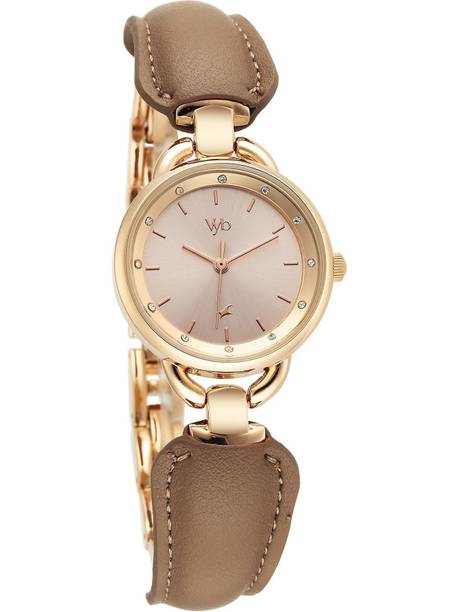 Manifester Quartz Silver Dial Steel Stainless Steel Strap Analog Watch - For Women FV60114WD01W