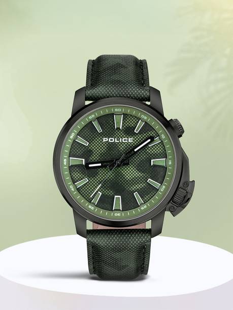 Green Dial Green Strap Watch Analog Watch - For Men PLPEWJD2202701