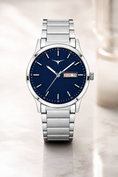 SARTAN ST-MR--NSM-29 DD SILVER BLUE DL Men & Boys Analog Wrist Watch with Blue Dial Metal Bracelet Stylish Daily Wear Analog Watch  - For Men