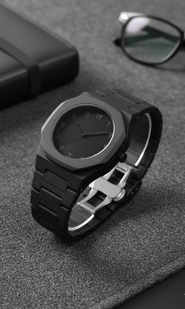 Octagonal Case Analog Watch with Eastern Arabic Numerals Analog Watch  - For Men Arabic Watch H28